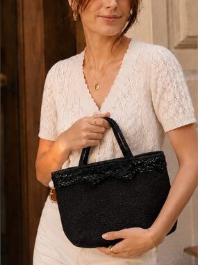 Anteprima Sequins Ribbon Tote Bag